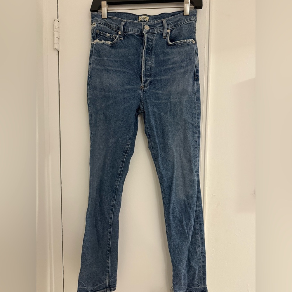 Citizens Of Humanity High Rise Blue Jeans